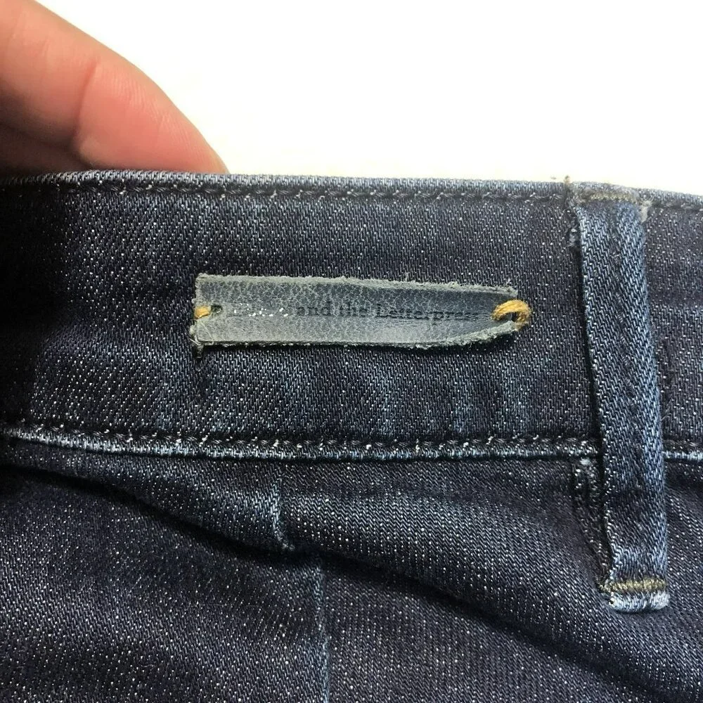 Pilcro Anthropologie Jeans Flare Denim Raw Hem & Pockets Womens Size 29